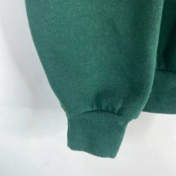 Vintage  Christmas Sweater Sweatshirt M 90s Santa Sparkle Pullover Retro Holiday - Picture 4 of 9